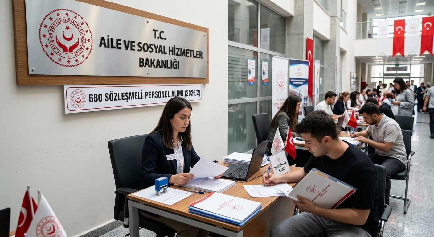 AİLE VE SOSYAL  HİZMETLER BAKANLIĞI - T.C. AİLE VE SOSYAL HİZMETLER BAKANLIĞI 680 SÖZLEŞMELİ PERSONEL ALIMI (2026/2)