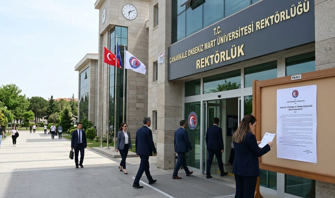 Çanakkale Onsekiz Mart Üniversitesi (ÇOMÜ) Rektörlüğü, bünyesinde görev yapan personelin