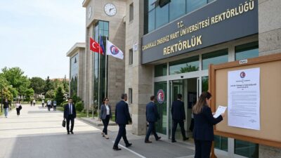 Çanakkale Onsekiz Mart Üniversitesi (ÇOMÜ) Rektörlüğü, bünyesinde görev yapan personelin