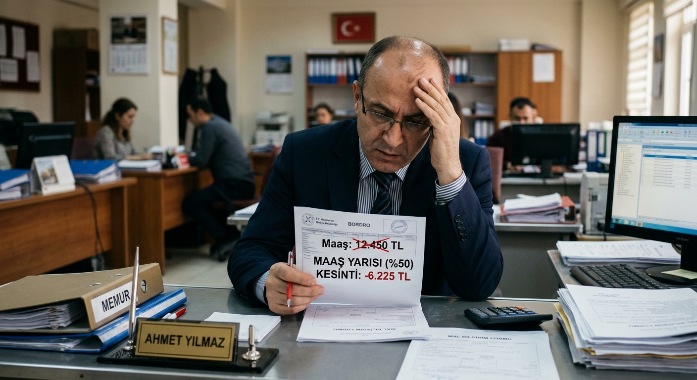 Mal Bildirimi Gecikmesi, Memurun Maaşının Yarısını Aldı!