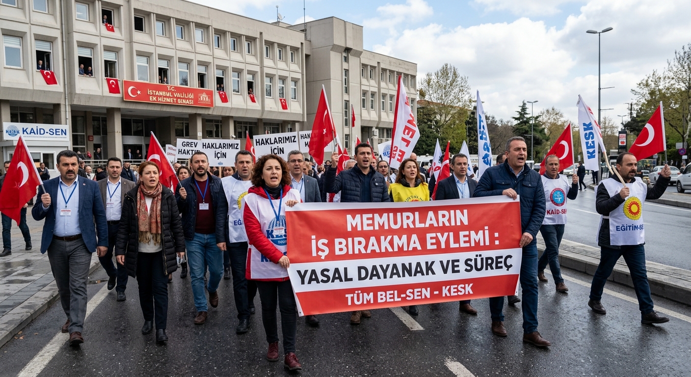 Memurların İş Bırakma Eylemine İlişkin Merak Edilenler: Yasal Dayanak, Katılım Ve Süreç Nasıl İşliyor?