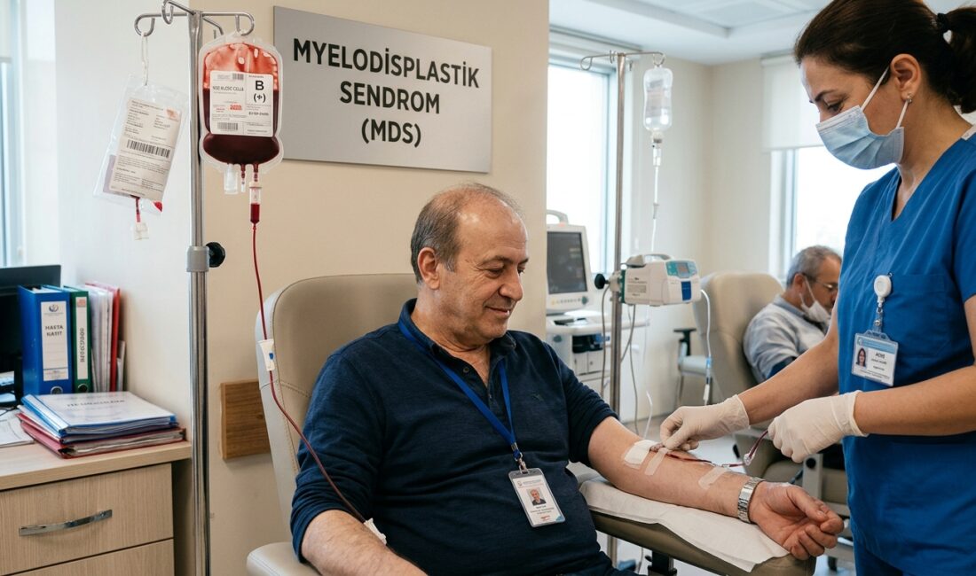 Myelodisplastik Sendromlar (MDS), kemik iliğinin sağlıklı kan hücreleri üretemediği nadir