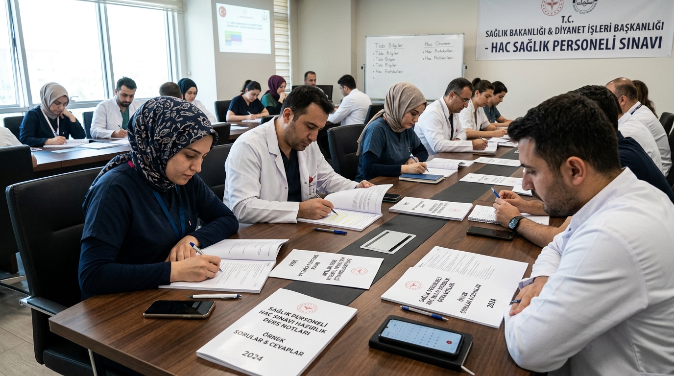 Sağlık Personeli Hac Sınavı Nedir? Hac Sınavı Sorular Hazırlık 2024
