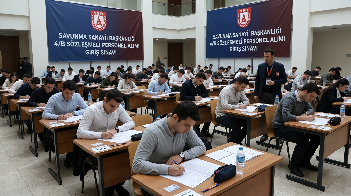 SAVUNMA SANAYİİ BAŞKANLIĞI - 4/B SÖZLEŞMELİ PERSONEL ALIMI GİRİŞ SINAVI
