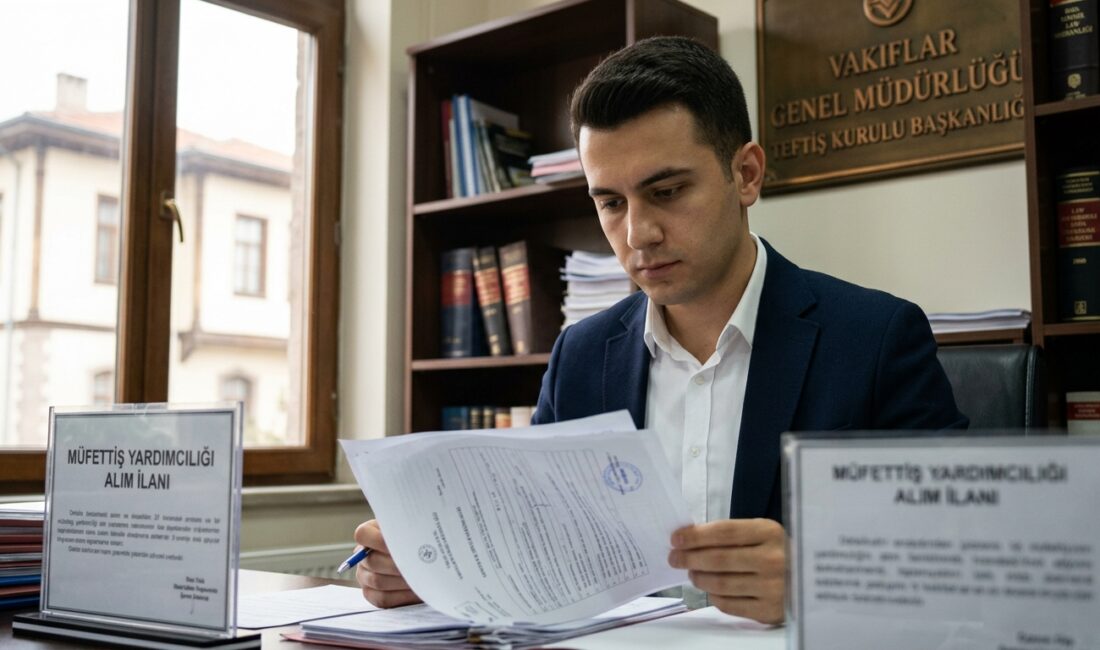 Vakıflar Genel Müdürlüğü, Rehberlik ve Teftiş Başkanlığı bünyesinde görevlendirilmek üzere
