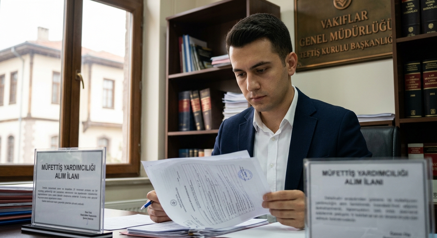 Vakıflar Genel Müdürlüğü Müfettiş Yardımcılığı Alım İlanı: Başvuru Şartları ve Tarihleri VAKIFLAR GENEL MÜDÜRLÜĞÜ - MÜFETTİŞ YARDIMCILIĞI ALIM İLANI