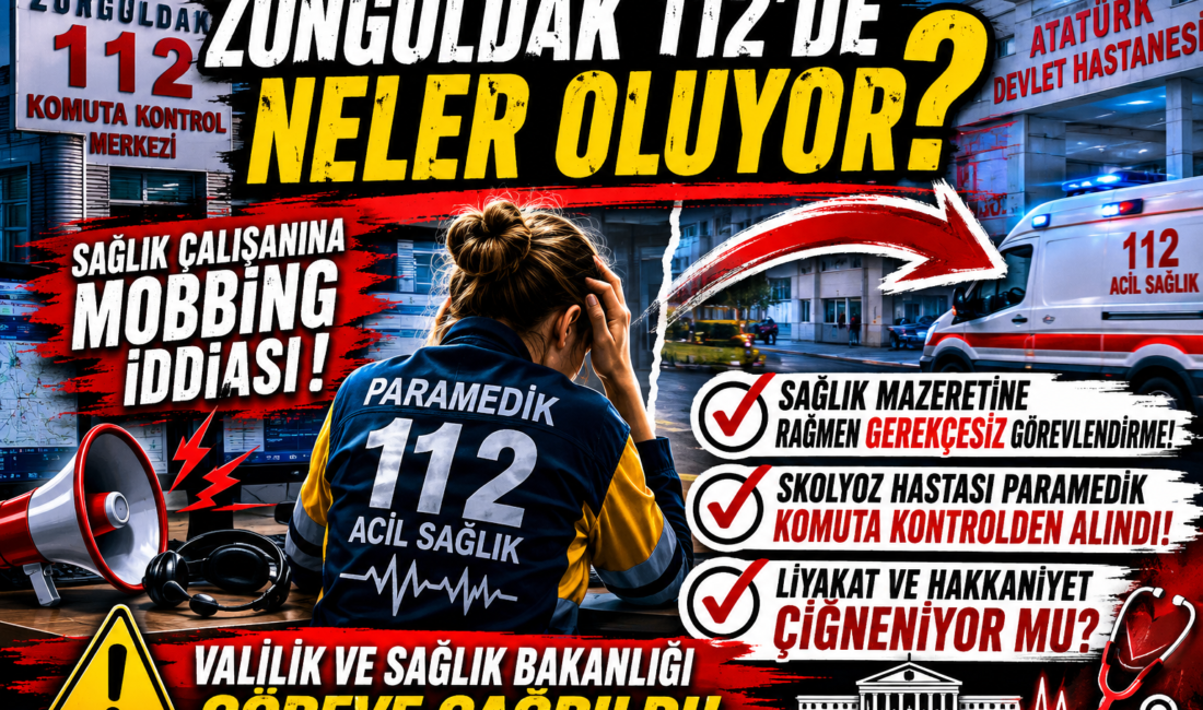 Zonguldak sağlık camiası, bir çalışanın sağlık mazeretine rağmen gerekçesiz şekilde