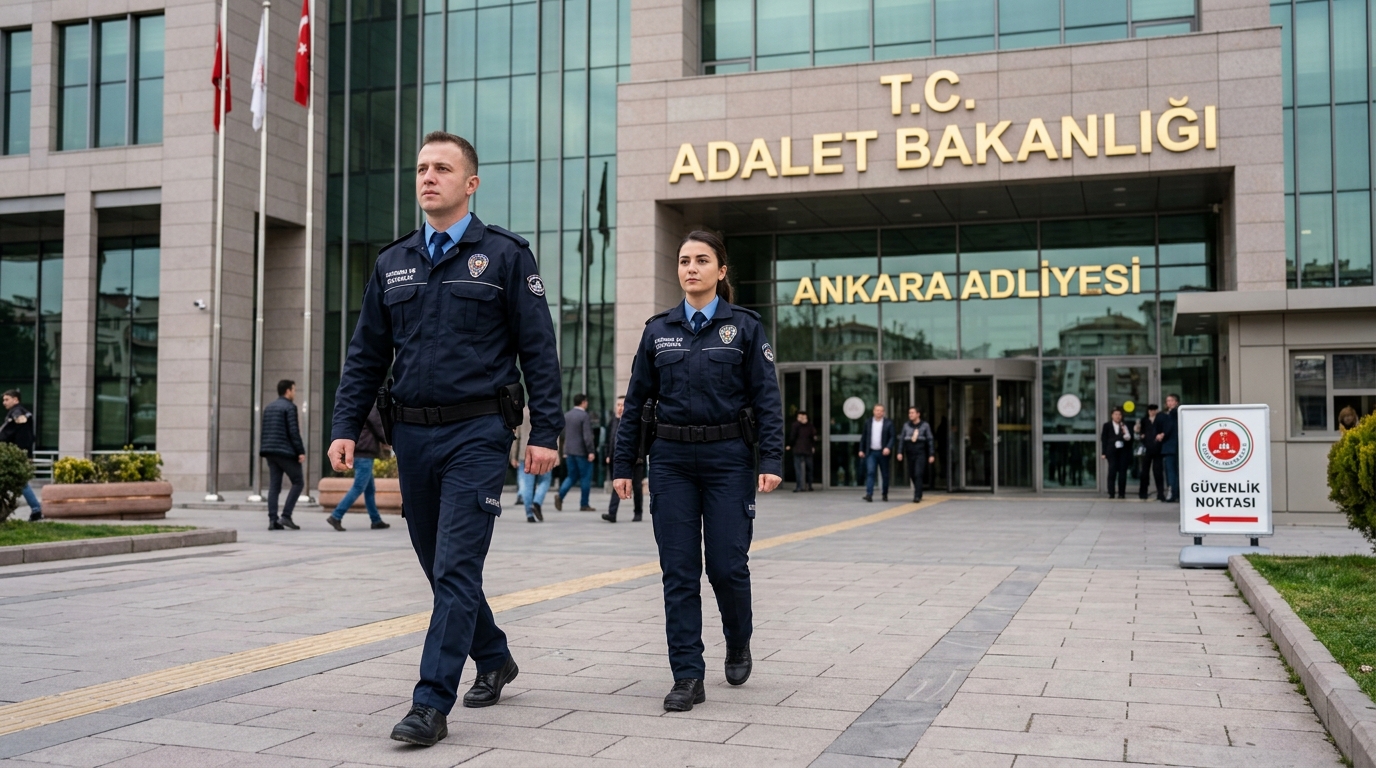 ADALET BAKANLIĞI - SÖZLEŞMELİ KORUMA VE GÜVENLİK GÖREVLİSİ ALIMI İLANI