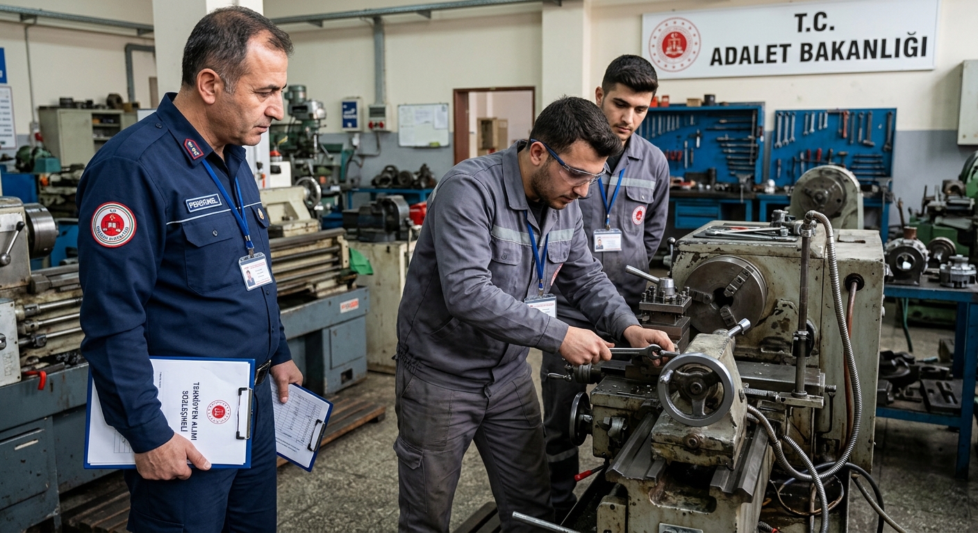 Adalet Bakanlığı Sözleşmeli Makine Teknisyeni Alımı Başladı ADALET BAKANLIĞI - SÖZLEŞMELİ TEKNİSYEN (MAKİNE) ALIMI İLANI