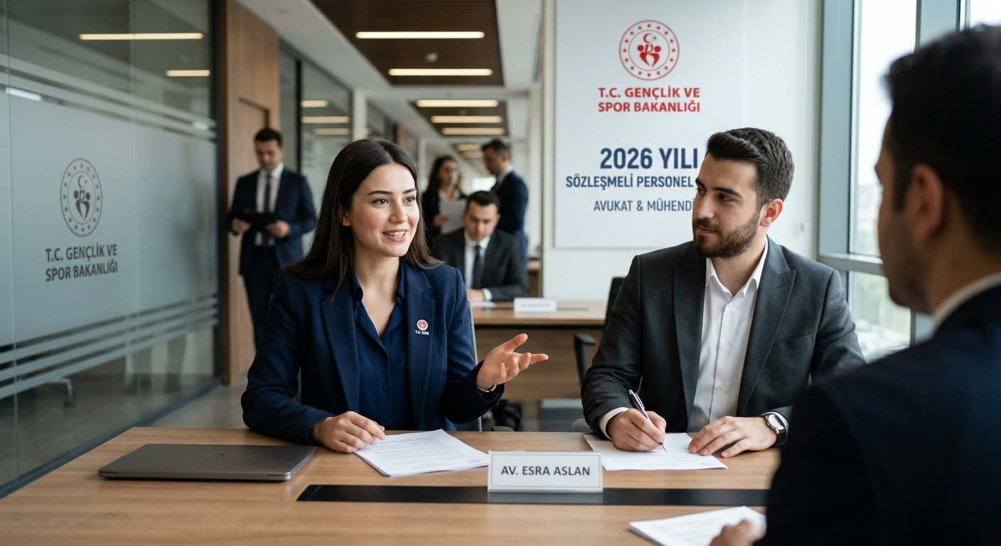 GENÇLİK VE SPOR BAKANLIĞI - 2026 YILI SÖZLEŞMELİ AVUKAT VE MÜHENDİS ALIMI