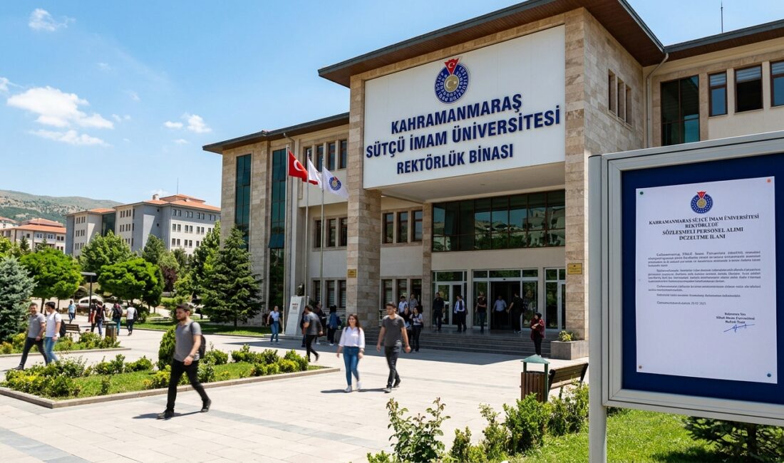 Kahramanmaraş Sütçü İmam Üniversitesi (KSÜ) Rektörlüğü, daha önce yayımladığı sözleşmeli