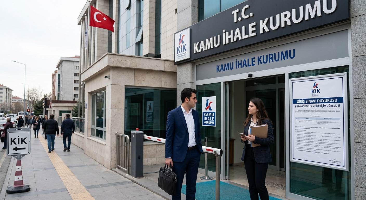 KAMU İHALE KURUMU - BÜRO GÖREVLİSİ, İLETİŞİM GÖREVLİSİ GİRİŞ SINAVI DUYURUSU