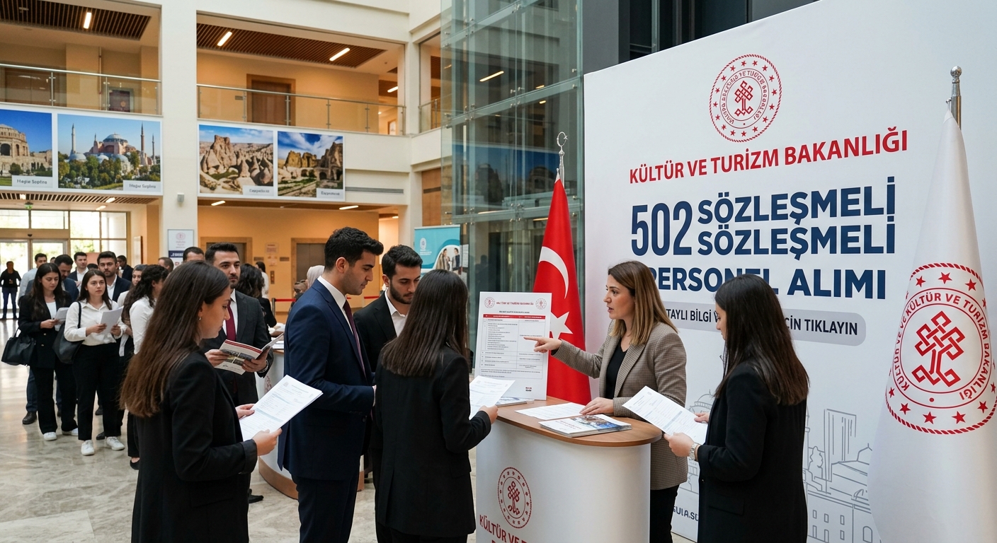 KÜLTÜR VE TURİZM BAKANLIĞI - 502 SÖZLEŞMELİ PERSONEL ALIMI