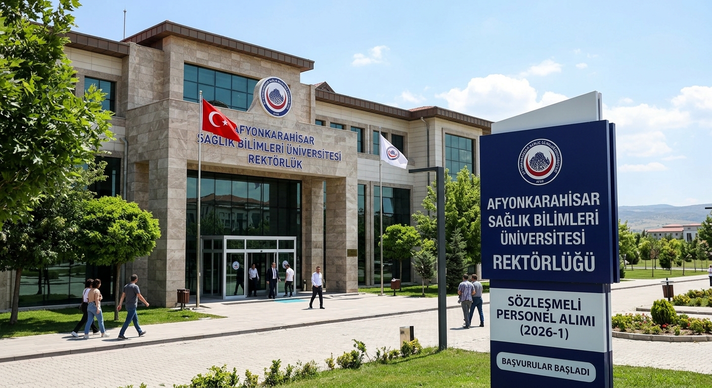 Afyonkarahisar Sağlık Bilimleri Üniversitesi 2026-1 Dönemi Sözleşmeli Personel Alımı Duyurusu AFYONKARAHİSAR SAĞLIK BİLİMLERİ ÜNİVERSİTESİ REKTÖRLÜĞÜ - SÖZLEŞMELİ PERSONEL ALIMI (2026-1)