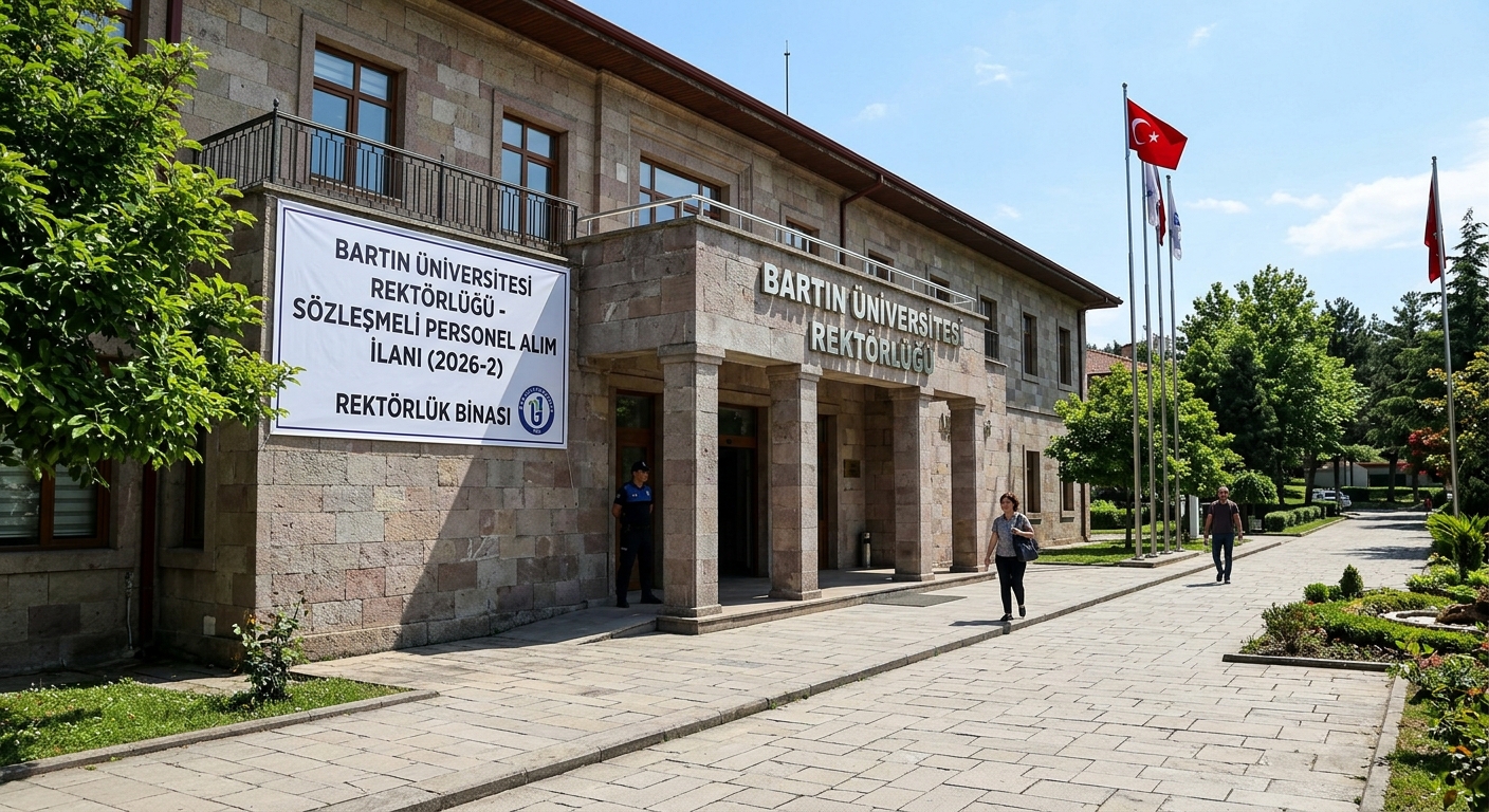 BARTIN ÜNİVERSİTESİ REKTÖRLÜĞÜ - SÖZLEŞMELİ PERSONEL ALIM İLANI (2026-2)