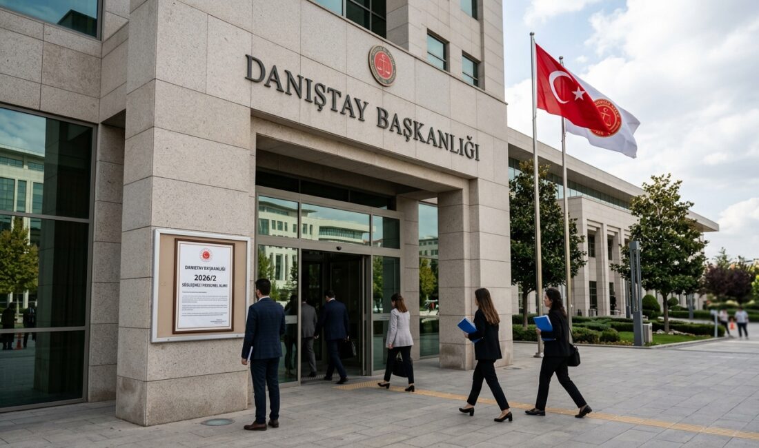 Danıştay Başkanlığı, bünyesinde görevlendirilmek üzere çeşitli pozisyonlarda toplam 9 sözleşmeli