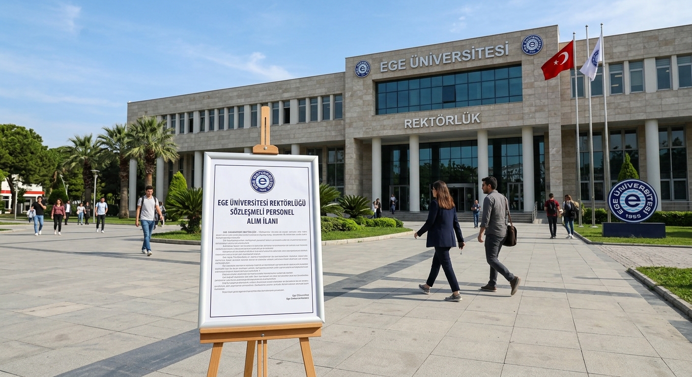 EGE ÜNİVERSİTESİ REKTÖRLÜĞÜ - SÖZLEŞMELİ PERSONEL ALIM İLANI