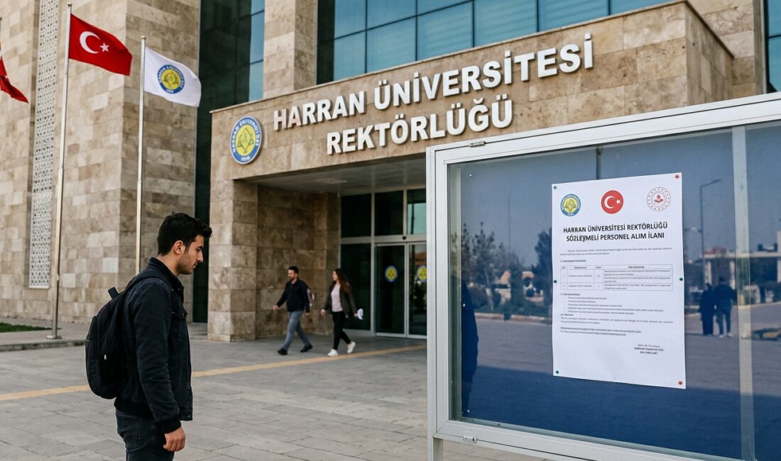 Harran Üniversitesi, birimlerinde ve hastanelerinde görevlendirmek üzere toplam 406 sözleşmeli