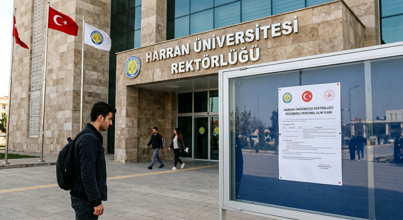 HARRAN ÜNİVERSİTESİ REKTÖRLÜĞÜ - SÖZLEŞMELİ PERSONEL ALIM İLANI
