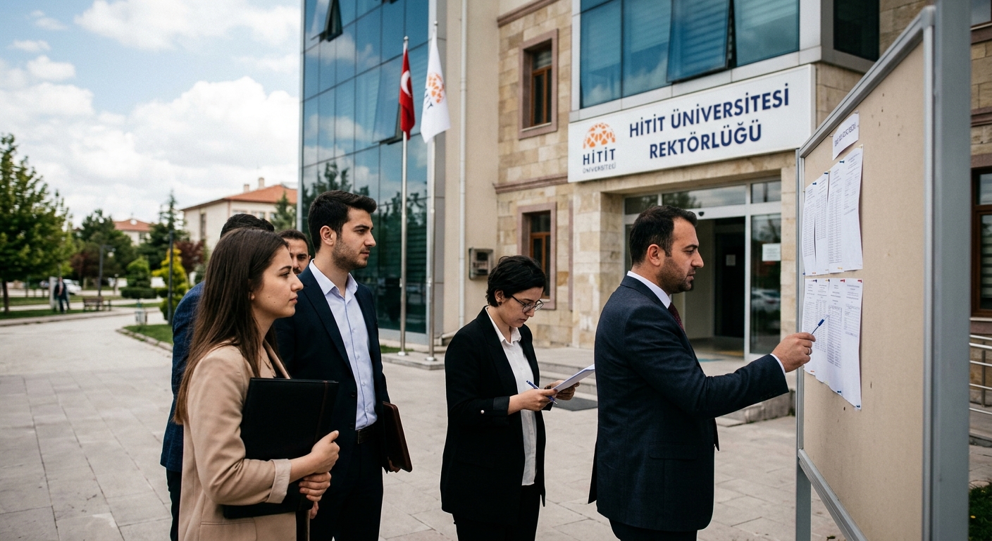 HİTİT ÜNİVERSİTESİ REKTÖRLÜĞÜ - 657 SAYILI KANUNUN 4/B MADDESİ UYARINCA SÖZLEŞMELİ PERSONEL ALIM İLANI