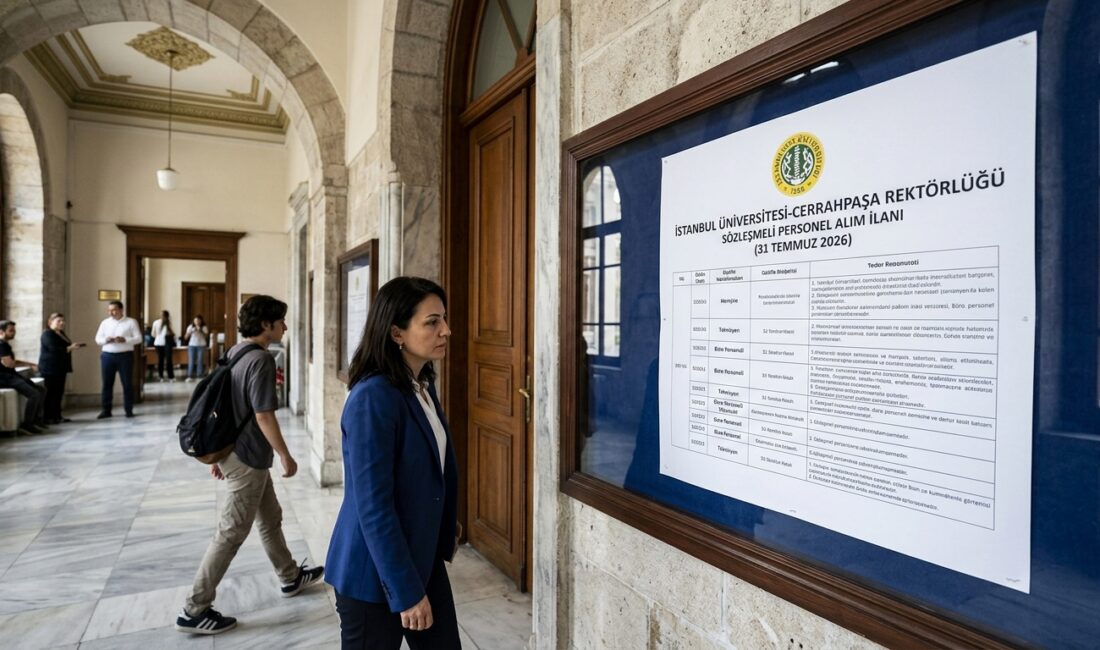 İstanbul Üniversitesi-Cerrahpaşa Rektörlüğü, Üniversite birimlerinde görevlendirilmek üzere sözleşmeli personel alımı