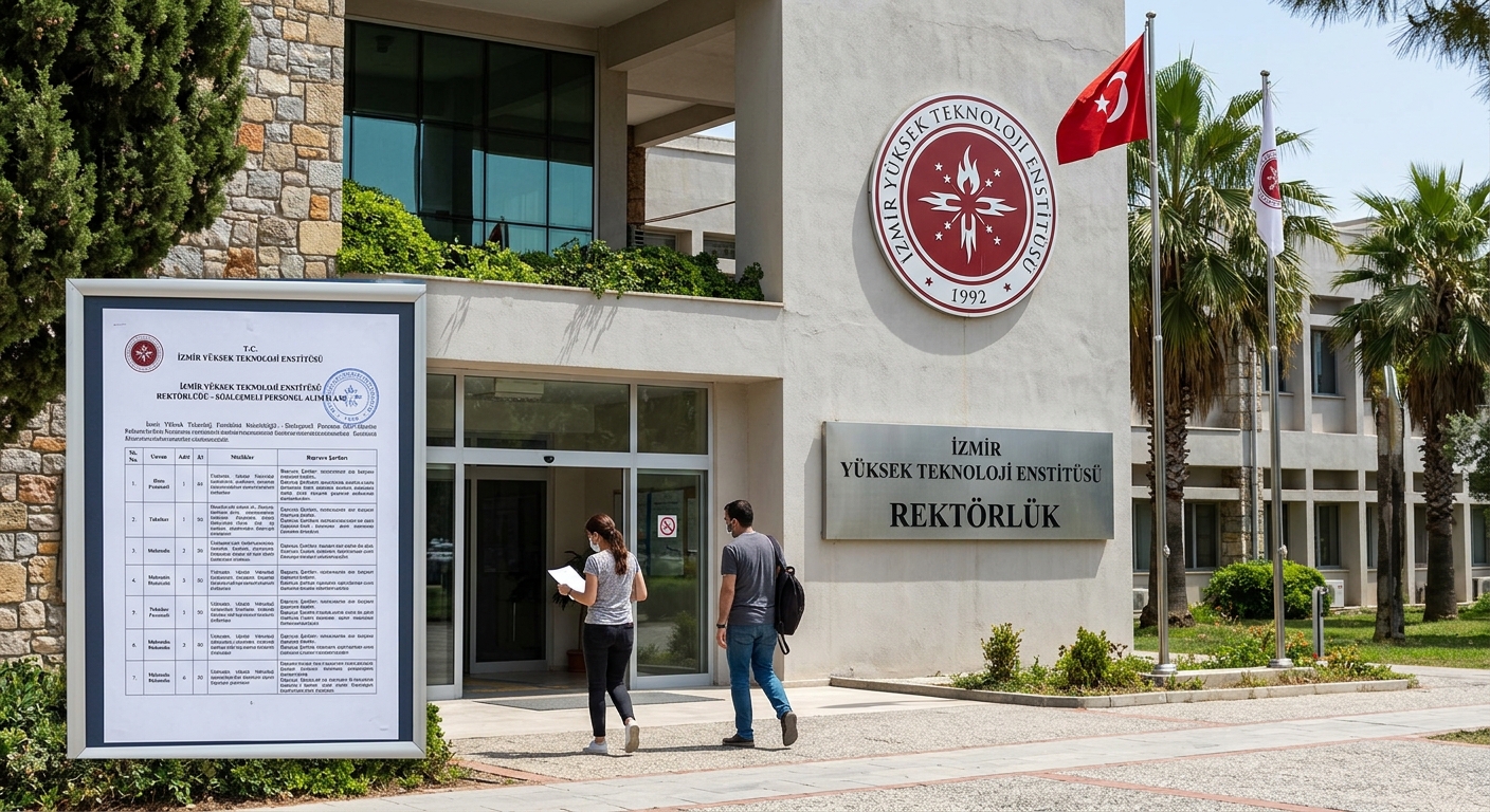 İzmir Yüksek Teknoloji Enstitüsü Sözleşmeli Personel Alımı Başvuruları Başladı İZMİR YÜKSEK TEKNOLOJİ ENSTİTÜSÜ REKTÖRLÜĞÜ - SÖZLEŞMELİ PERSONEL ALIM İLANI
