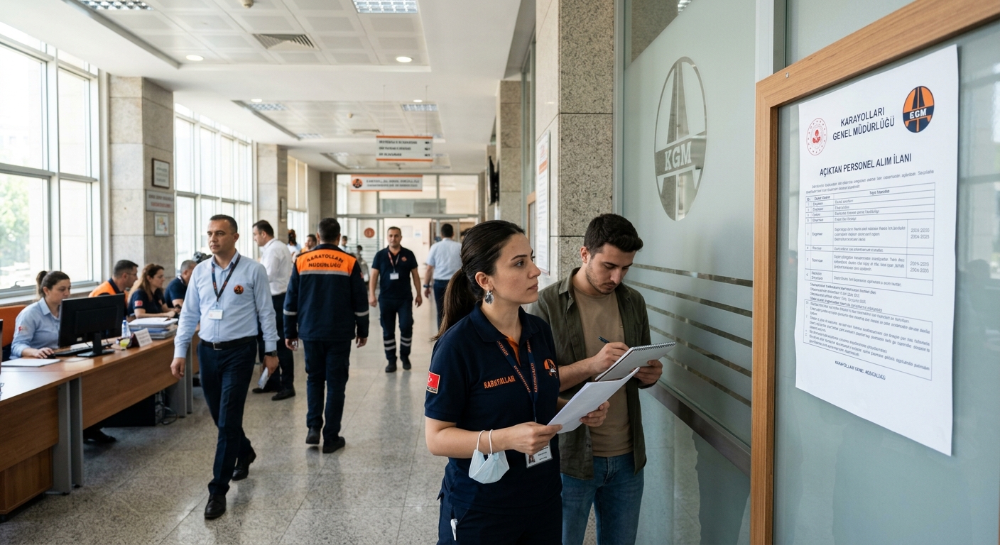 KARAYOLLARI GENEL MÜDÜRLÜĞÜ - AÇIKTAN PERSONEL ALIM İLANI