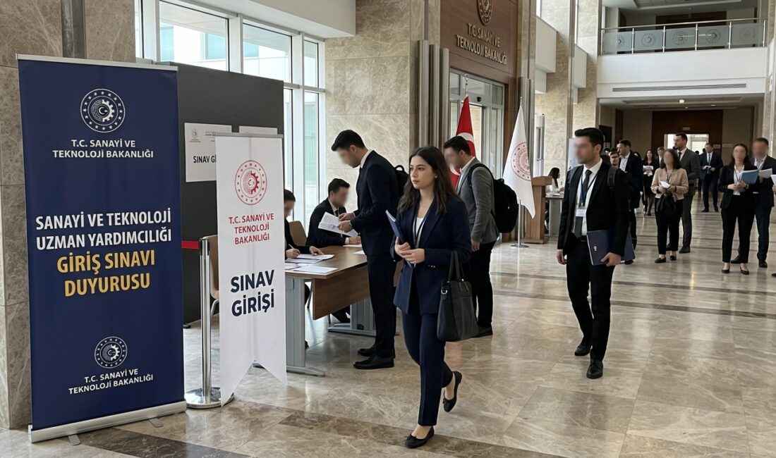 Sanayi ve Teknoloji Bakanlığı, merkez teşkilatında görevlendirmek üzere toplam 23