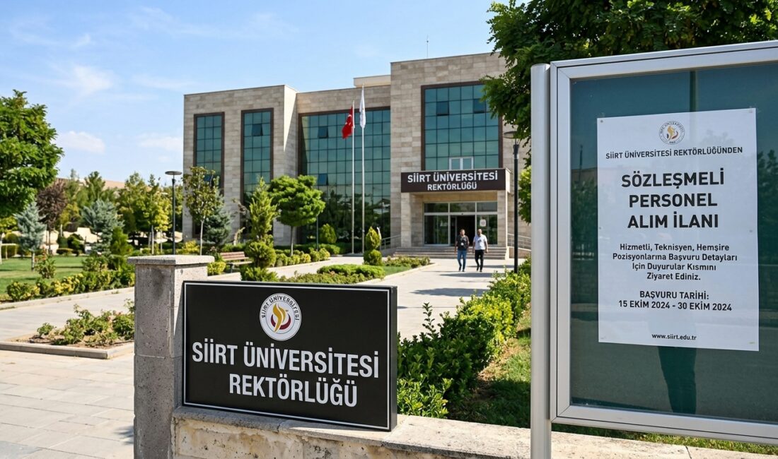 Siirt Üniversitesi Rektörlüğü, Kamu Personeli Seçme Sınavı (KPSS) puan sıralamasına