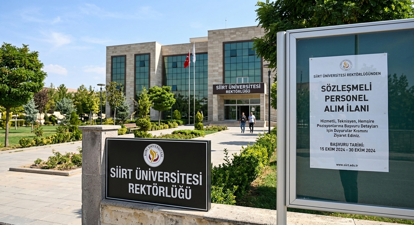 SİİRT ÜNİVERSİTESİ REKTÖRLÜĞÜ - SİİRT ÜNİVERSİTESİ REKTÖRLÜĞÜNDEN SÖZLEŞMELİ PERSONEL ALIM İLANI