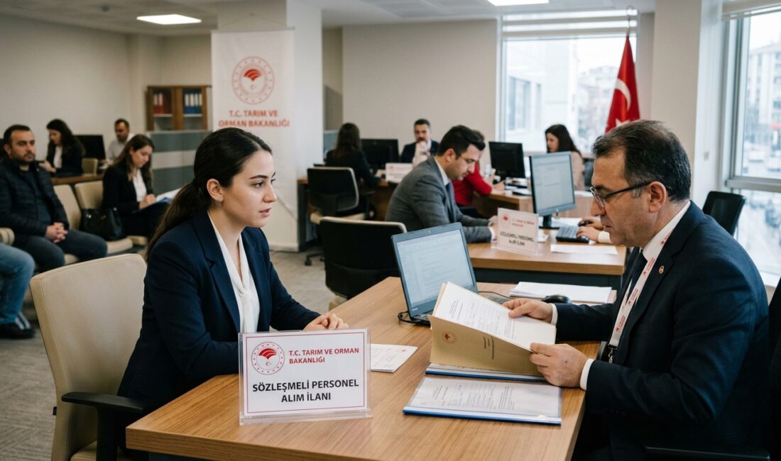 Tarım ve Orman Bakanlığı, teşkilatında görevlendirilmek üzere önemli bir personel