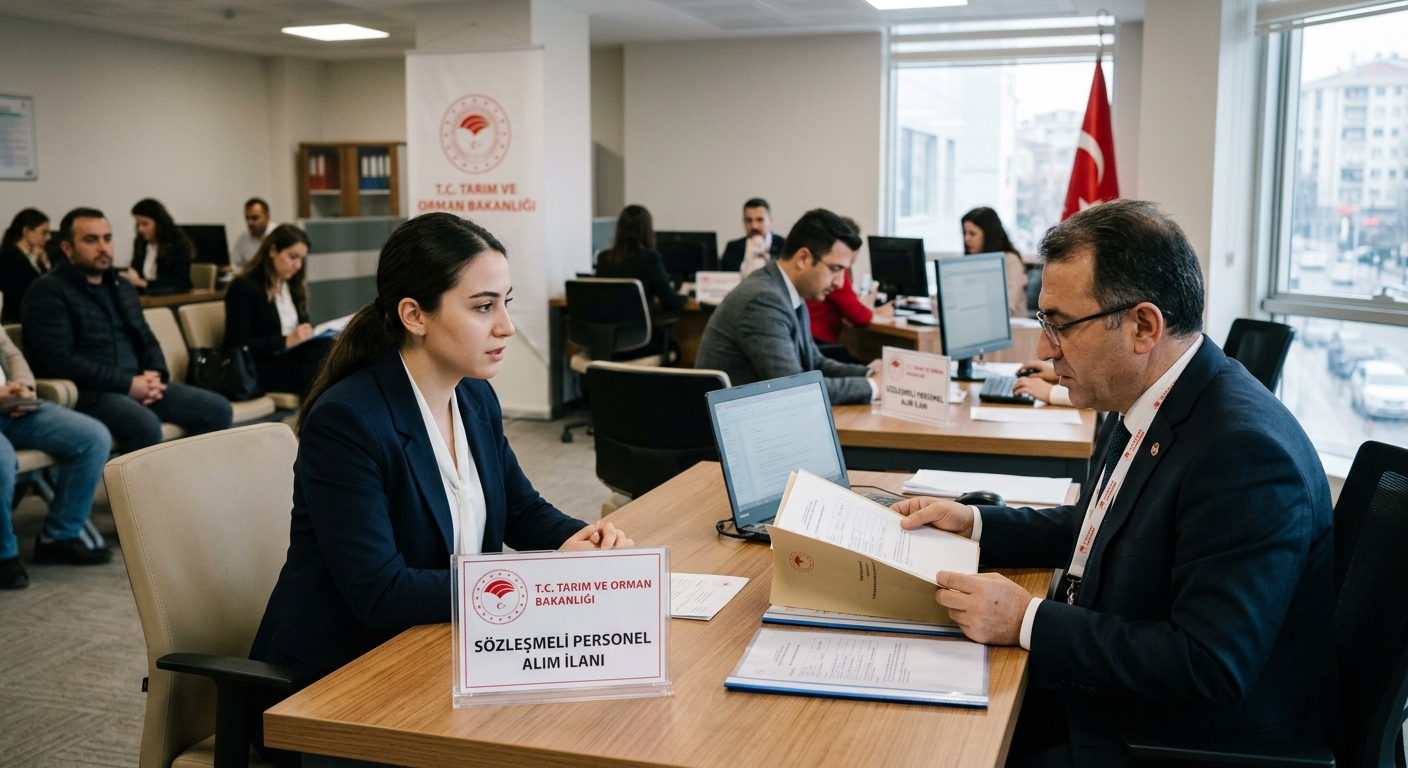 TARIM VE ORMAN BAKANLIĞI - SÖZLEŞMELİ PERSONEL ALIM İLANI