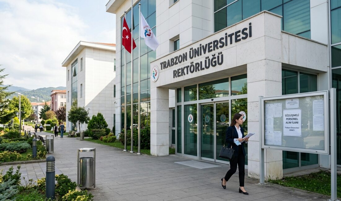 Trabzon Üniversitesi Rektörlüğü, bünyesinde görevlendirmek üzere çeşitli pozisyonlarda toplam 28