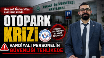 Genç Sağlık Sendikası Kocaeli Şubesi, Kocaeli Üniversitesi Hastanesi'nde gece vardiyasında