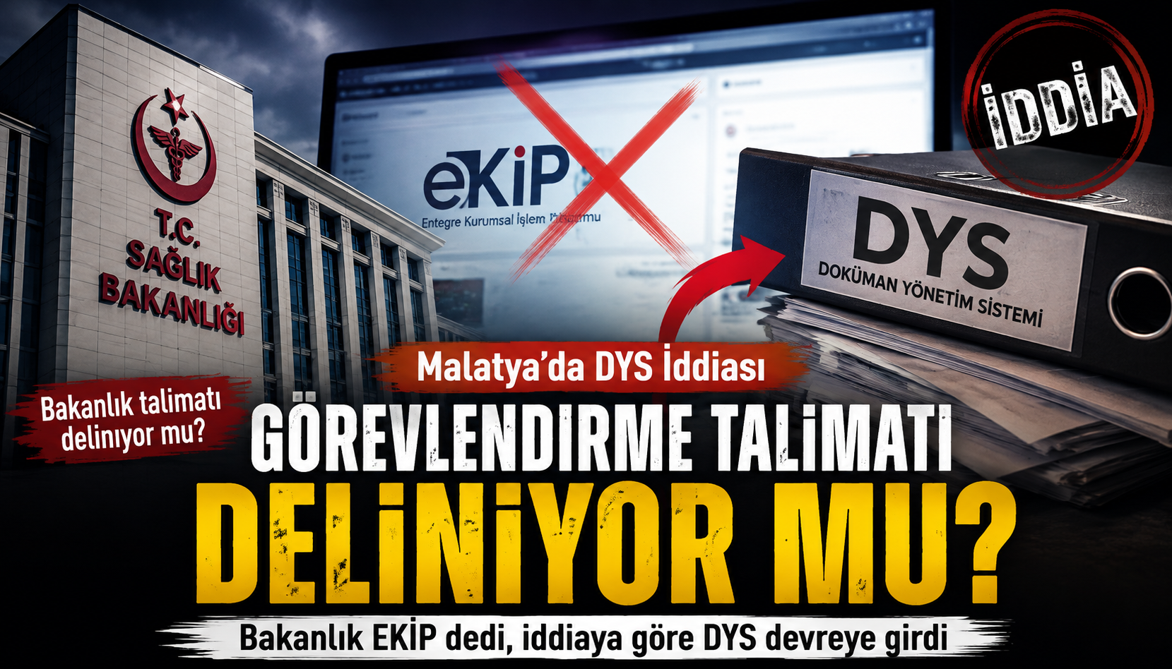 Sağlık Bakanlığı'nın Görevlendirme Talimatı Deliniyor Mu Malatya'da DYS İddiası