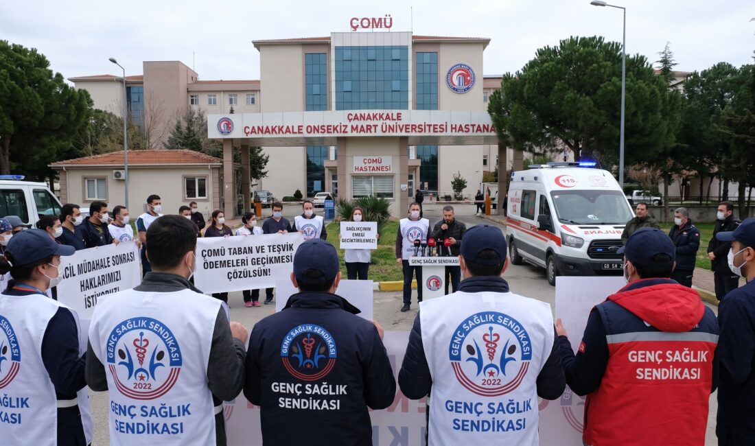 Çanakkale'de bir hastaya yapılan başarılı acil müdahalenin ardından, Genç Sağlık