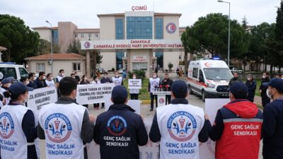 Çanakkale'de bir hastaya yapılan başarılı acil müdahalenin ardından, Genç Sağlık