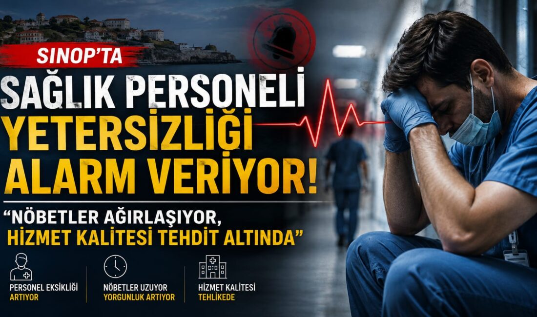 Sinop Genç Sağlık Sendikası, il genelindeki sağlık kuruluşlarında yaşanan personel