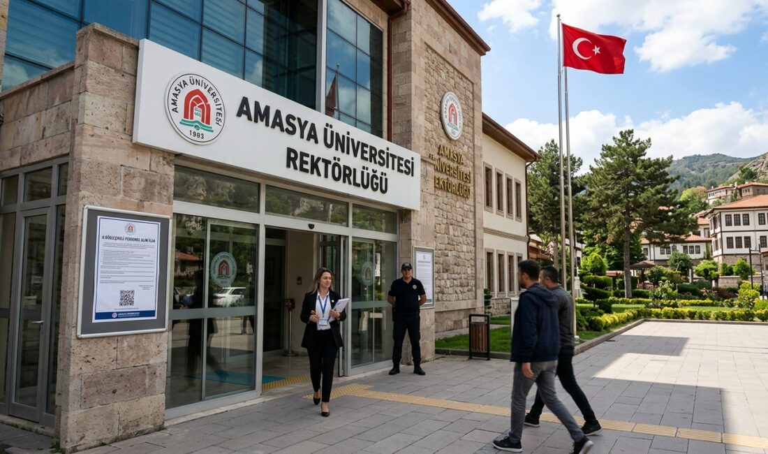 Amasya Üniversitesi Rektörlüğü, bünyesinde görevlendirmek üzere 6 sözleşmeli personel alımı