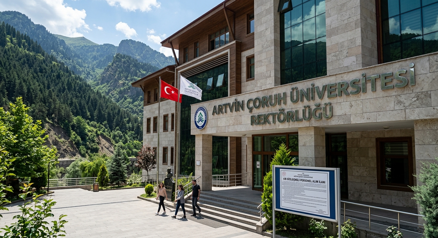 Artvin Çoruh Üniversitesi 4/B Sözleşmeli Personel Alım İlanı ARTVİN ÇORUH ÜNİVERSİTESİ REKTÖRLÜĞÜ - 4/B SÖZLEŞMELİ PERSONEL ALIM İLANI