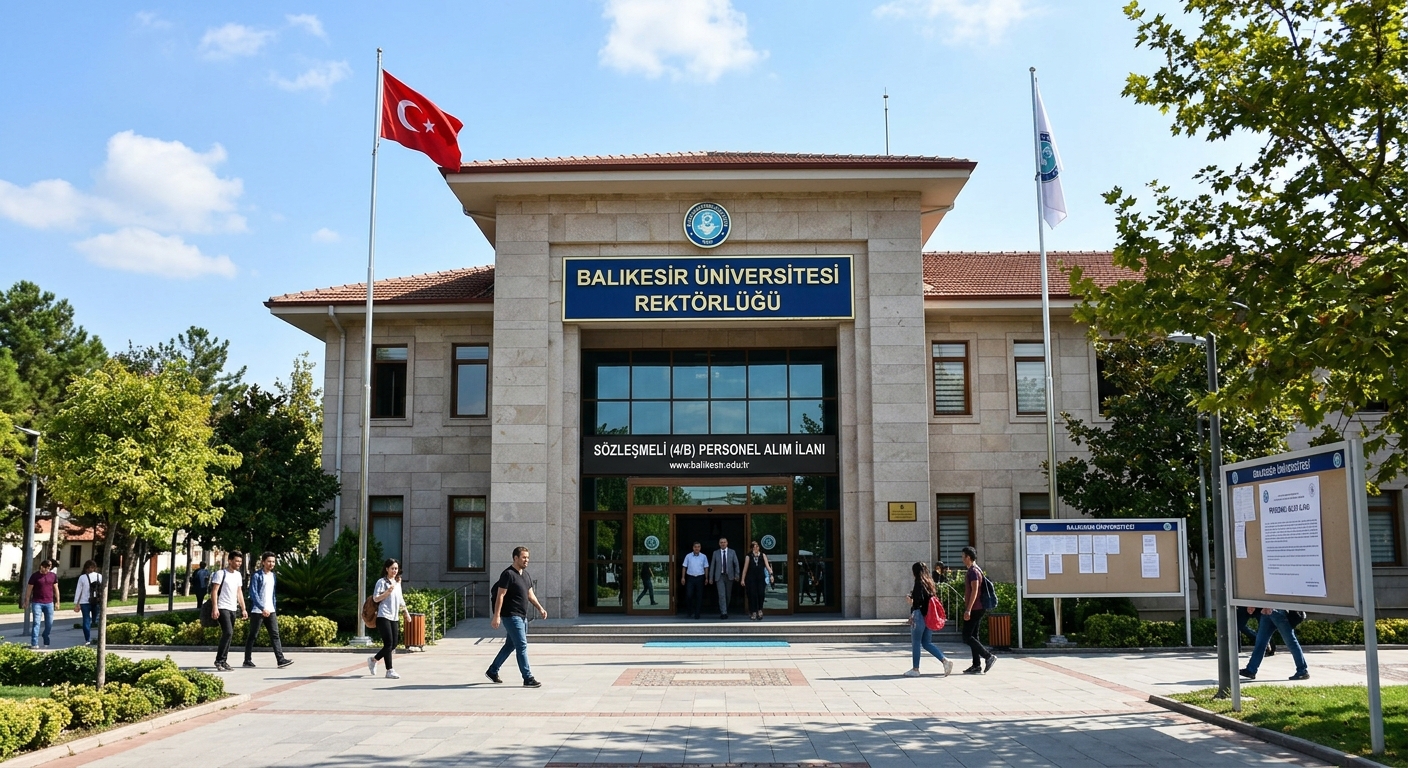 BALIKESİR ÜNİVERSİTESİ REKTÖRLÜĞÜ - BALIKESİR ÜNİVERSİTESİ REKTÖRLÜĞÜ SÖZLEŞMELİ (4/B) PERSONEL ALIM İLANI