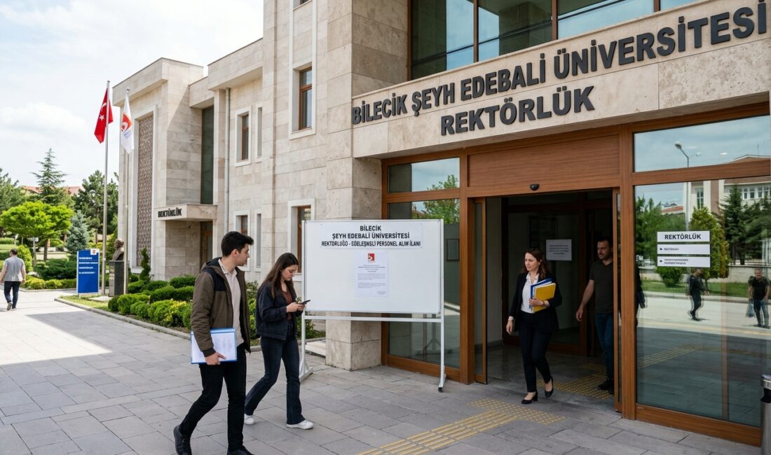 Bilecik Şeyh Edebali Üniversitesi Rektörlüğü, çeşitli birimlerinde görevlendirmek üzere toplam