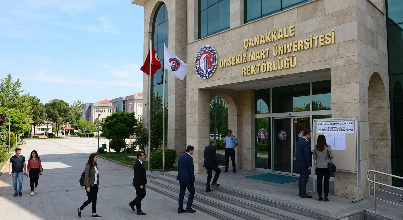 Çanakkale Onsekiz Mart Üniversitesi'nden 153 Sözleşmeli (4/B) Personel Alım İlanı ÇANAKKALE ONSEKİZ MART ÜNİVERSİTESİ REKTÖRLÜĞÜ - ÇANAKKALE ONSEKİZ MART ÜNİVERSİTESİ REKTÖRLÜĞÜ’NDEN 153 SÖZLEŞMELİ PERSONEL (657 SAYILI KANUNUN 4/B MADDESİ) ALIM İLANI