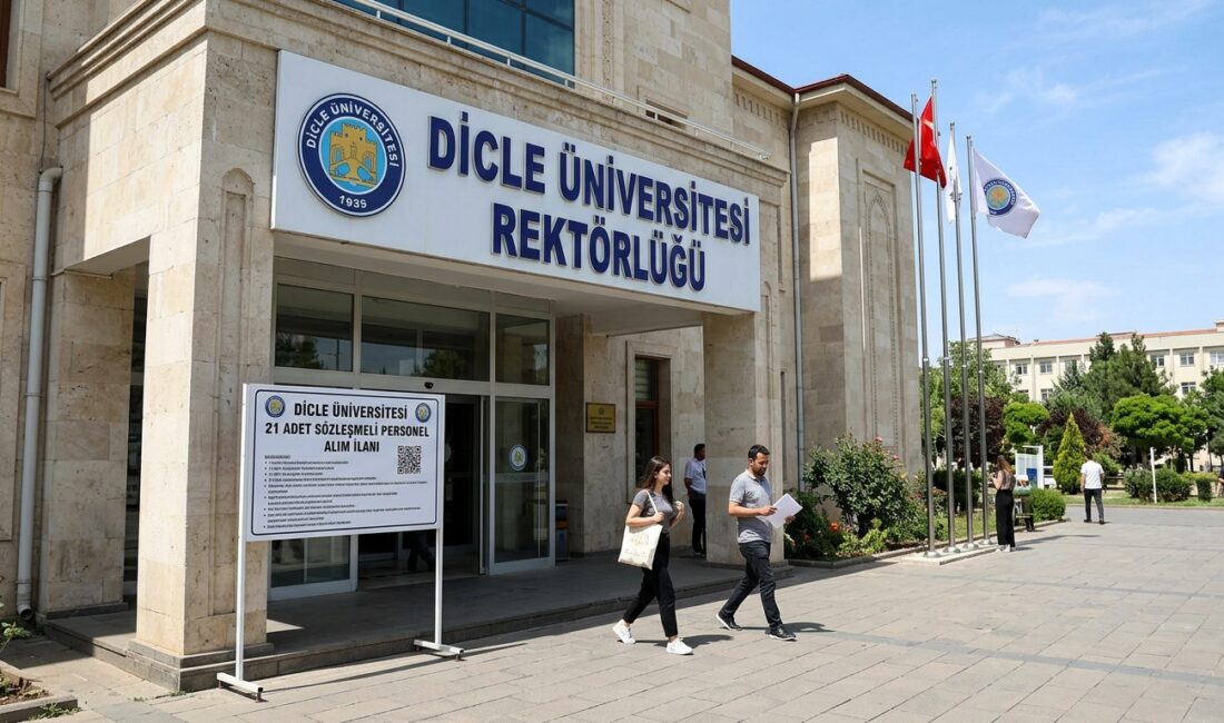 Dicle Üniversitesi Rektörlüğü, bünyesinde istihdam etmek üzere toplam 21 sözleşmeli