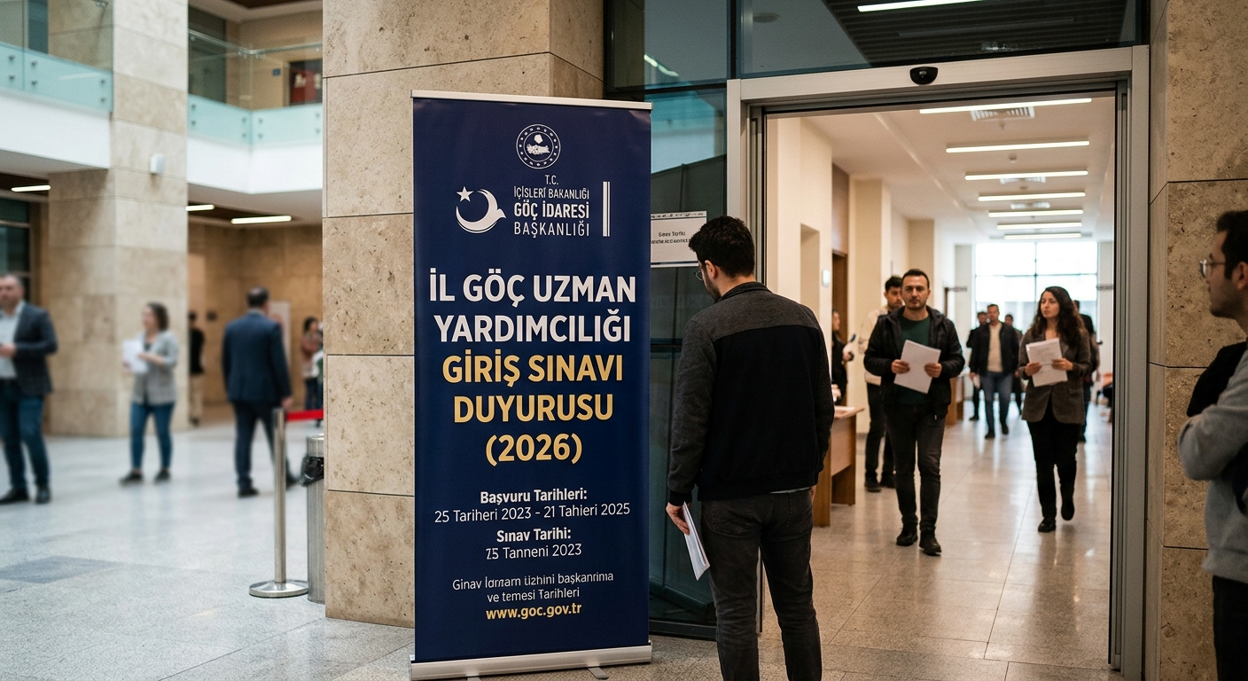 GÖÇ İDARESİ BAŞKANLIĞI - İL GÖÇ UZMAN YARDIMCILIĞI GİRİŞ SINAVI DUYURUSU (2026)