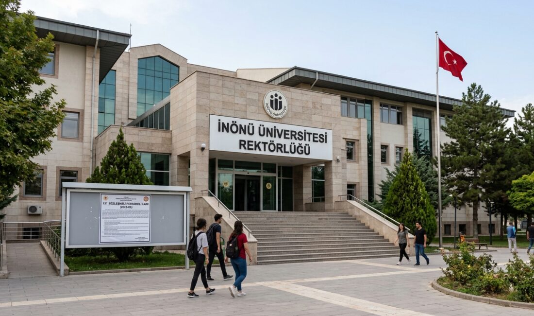 İnönü Üniversitesi Rektörlüğü, bünyesinde istihdam etmek üzere toplam 131 sözleşmeli