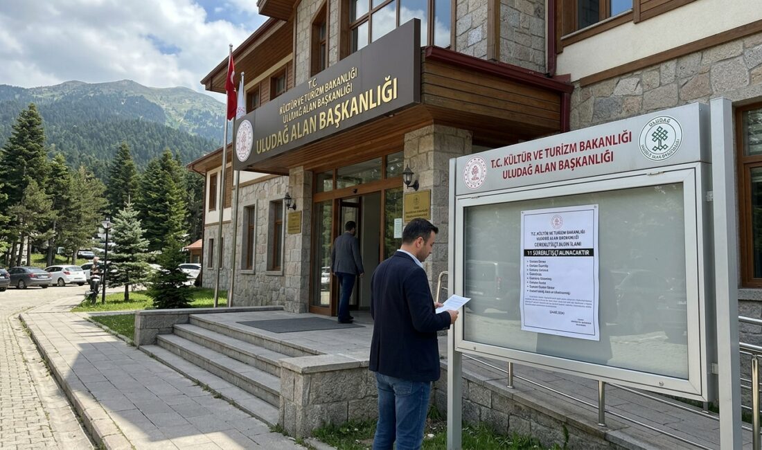 Kültür ve Turizm Bakanlığı Uludağ Alan Başkanlığı, bünyesinde istihdam etmek