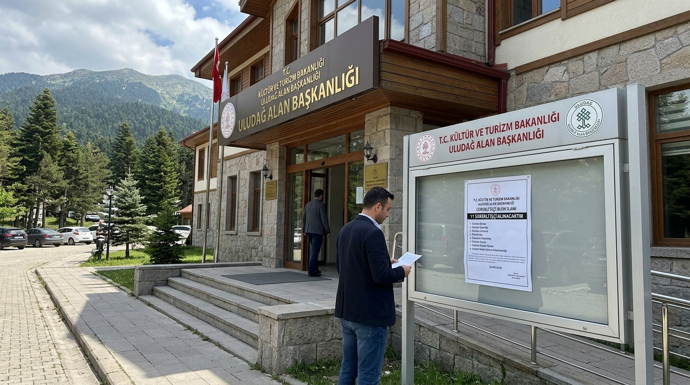 Kültür ve Turizm Bakanlığı Uludağ Alan Başkanlığı 11 Sürekli İşçi Alımı Duyuruldu KÜLTÜR VE TURİZM BAKANLIĞI - ULUDAĞ ALAN BAŞKANLIĞI 11 SÜREKLİ İŞÇİ ALIMI