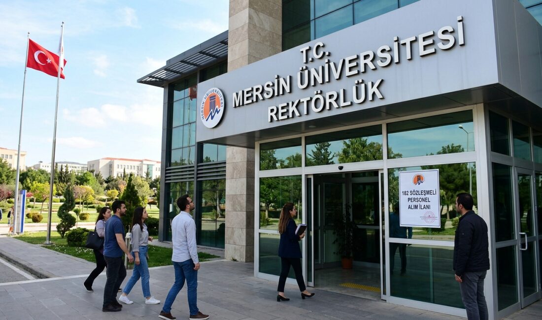 Mersin Üniversitesi Rektörlüğü, bünyesine katmak üzere toplam 182 sözleşmeli personel