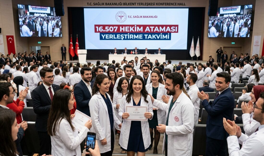 Türkiye’nin dört bir yanındaki sağlık kuruluşlarında görev alacak binlerce hekim